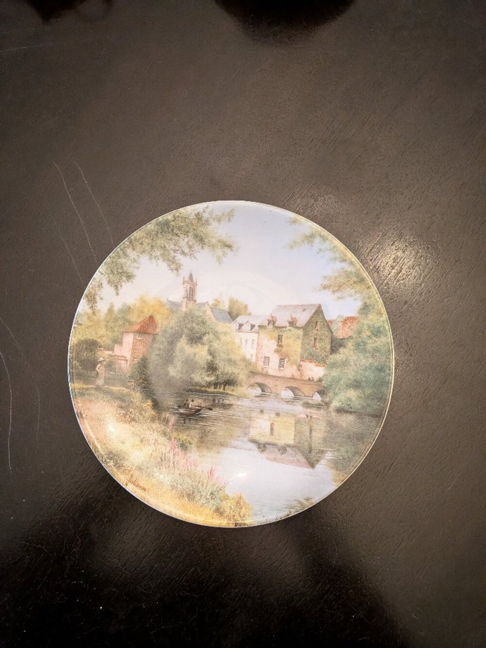 Limited-Edition D'Arceau-Limoges Collector Plate - "Une Journee Au bord De